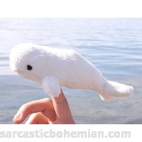 This Place is a Zoo Beluga Whale Finger Puppet 5 Small Plush Toy Beluga Whale B017WXEETA